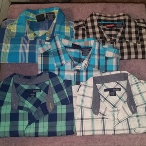 5 Boys XL 14-16 Button Down Shirts